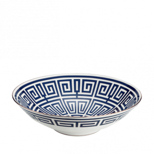 Ginori Labirinto Blue Round Bowl / Venezia Shape - 11"